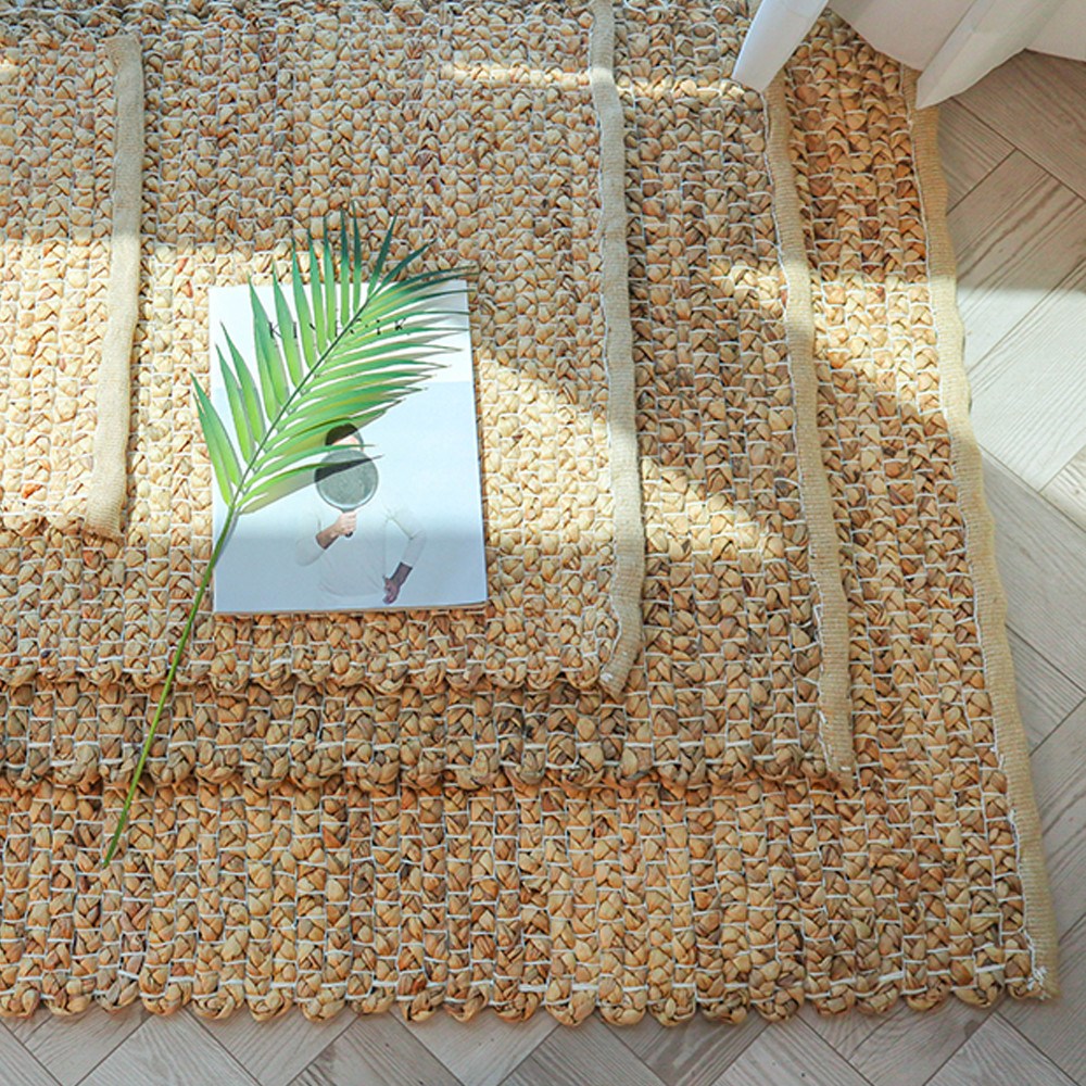 픽홈 거실 침실 여름 수초 왕골 매트 카페트 라탄러그 6size 15,500원