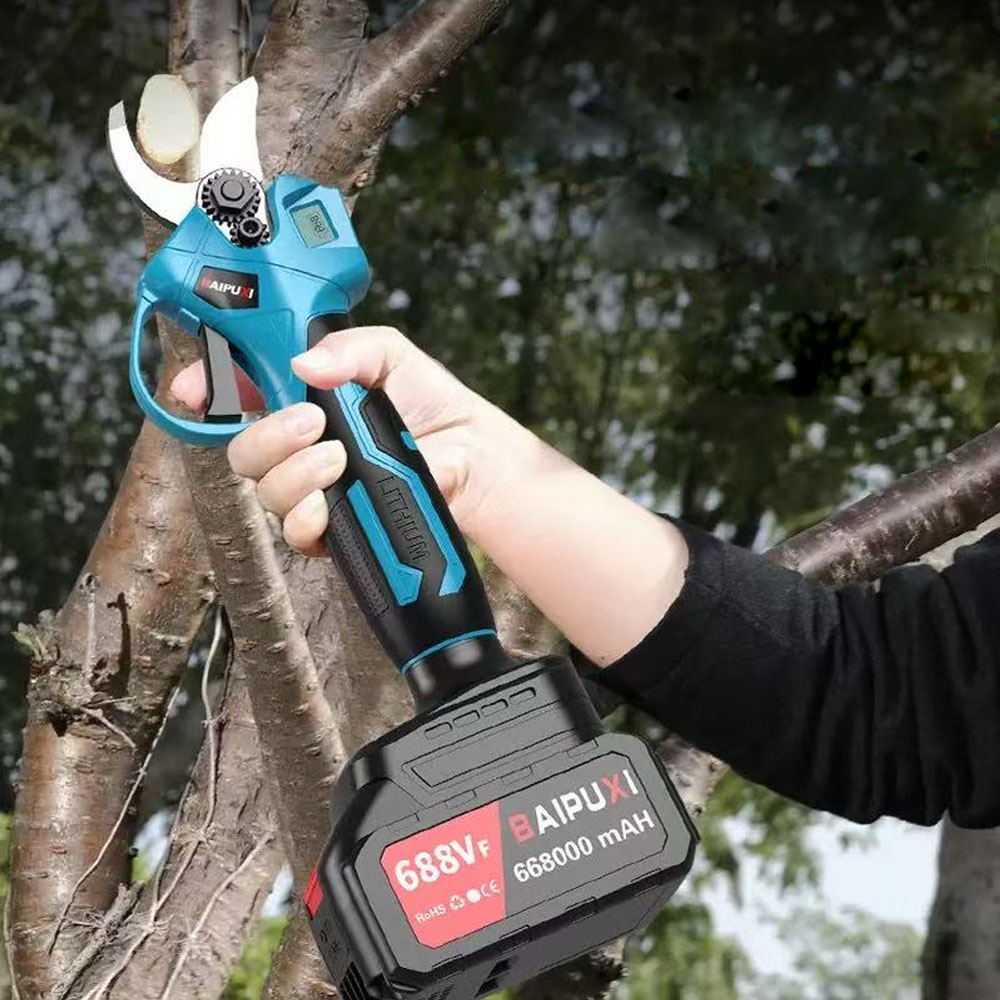 KP컴퍼니 LCD 디스플레이 전동가위 풀세트 전지가위 리튬 배터리 충전식 휴대용 45,800원