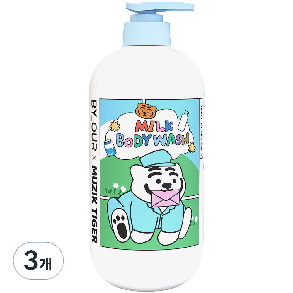 바이아우어 무직타이거 밀크 바디워시 베이비파우더향, 1L, 3개 35,250원