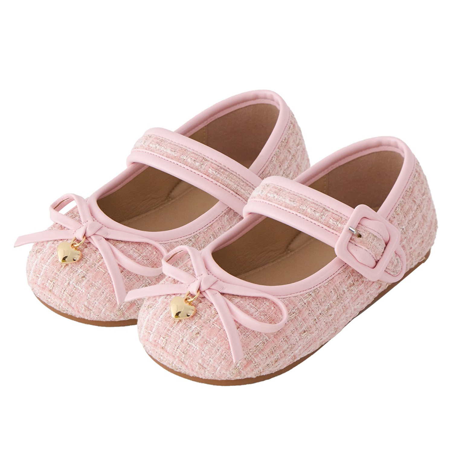 발소리 베이비잼 여아용 위니벨 플랫슈즈 33,000원