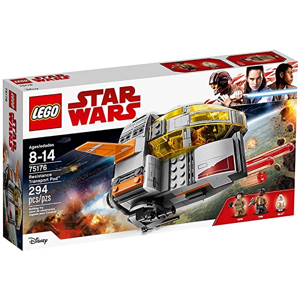 LEGO Star Wars Episode VIII Resistance Transport Pod 75176 Building Kit (294 Piece) 79,900원