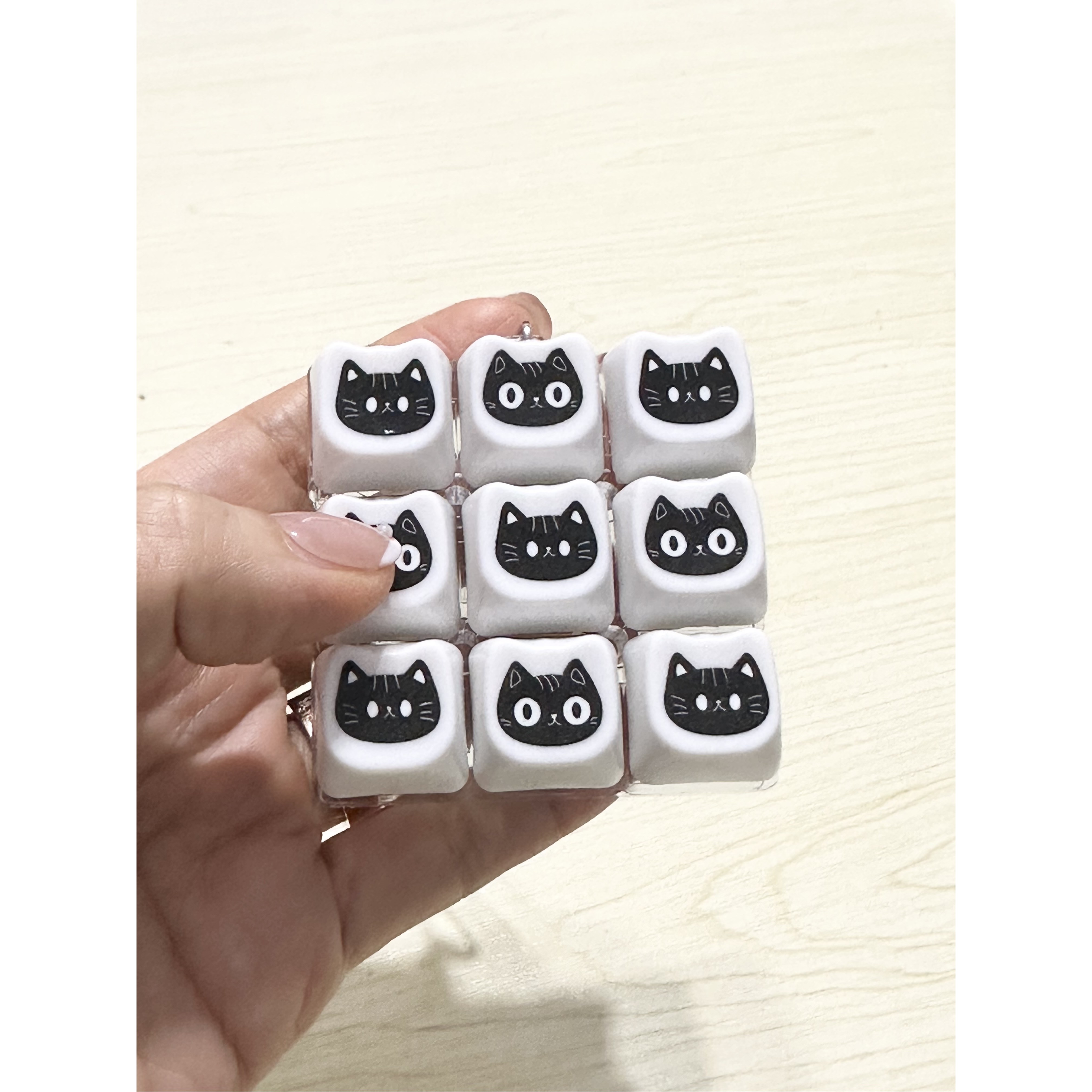 모어스토리지 고양이 키캡 키링, 1개, 무등형 9,900원