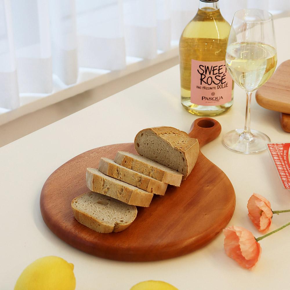 마호가니 항균 원목도마 원형 10,140원