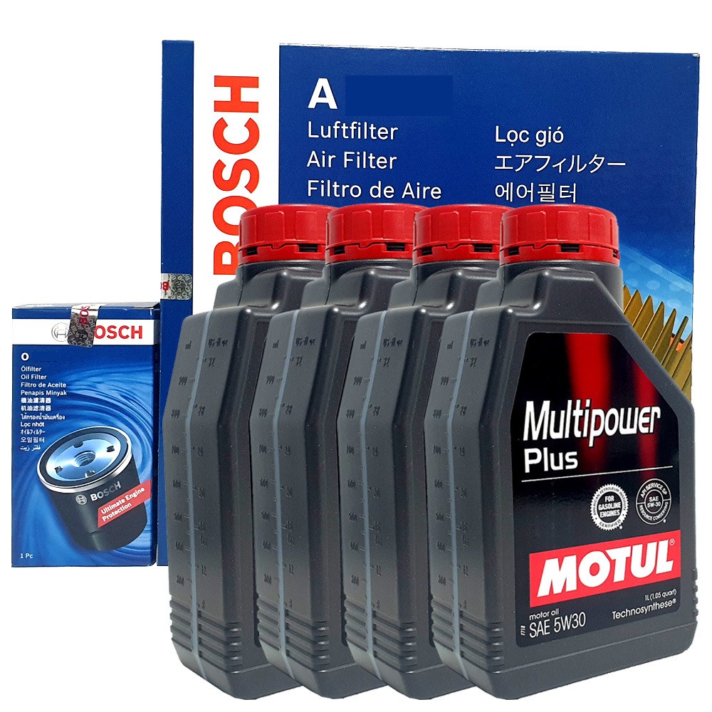 보쉬 QM6 2.0 Lpe 18년04- 엔진오일 교환 셋트 필터 + 합성유 모튤 O1186+A3042+5W30 4L, 4개, 5w30, 1L 46,410원
