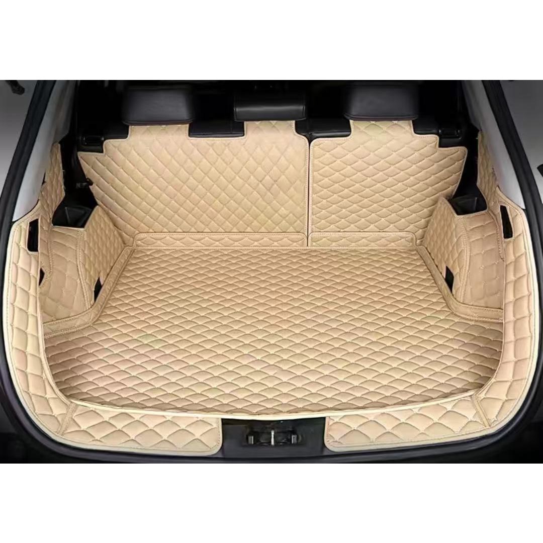 럭키카 쏘렌토 MQ4 트렁크매트 카매트 차박매트 방수 가죽 매트 (도어매트증정), 아이보리, 쏘렌토MQ4 5인승 사운드무 109,000원