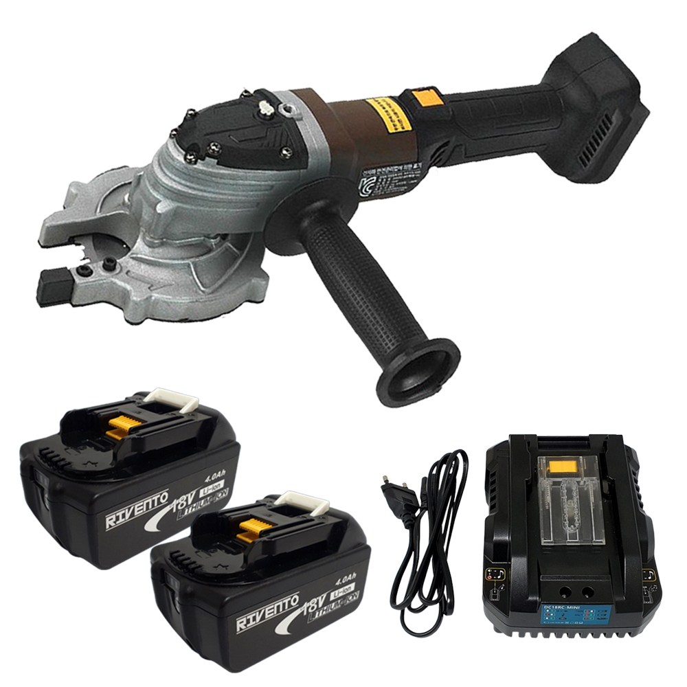 티찹 충전 철근절단기 1030+주피터 4.0 배터리 2개+미니 충전기 핸드형 전산볼트 케이블 파이프 커터기, 1개 410,000원