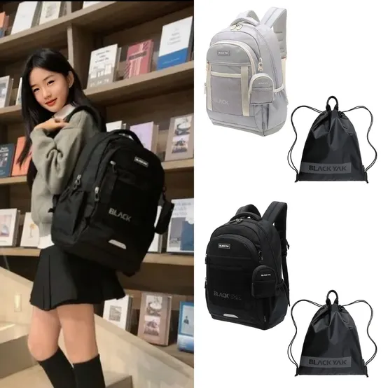 [국내백화점] 블랙야크고학년책가방세트 그로우 수납공간  편한 153,000원