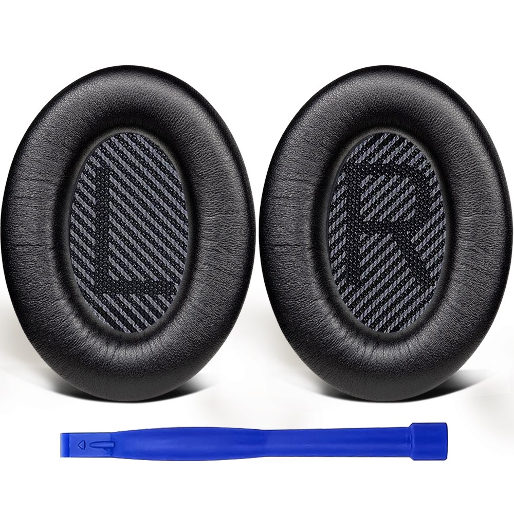 SOULWIT 교체용 양가죽 이어패드-호환 모델 보스 콰이어트컴포트 Bose QuietComfort 35 QC35/QC35 II 헤드폰, 소음 차단 폼,두께 추가, 1쌍 27,900원