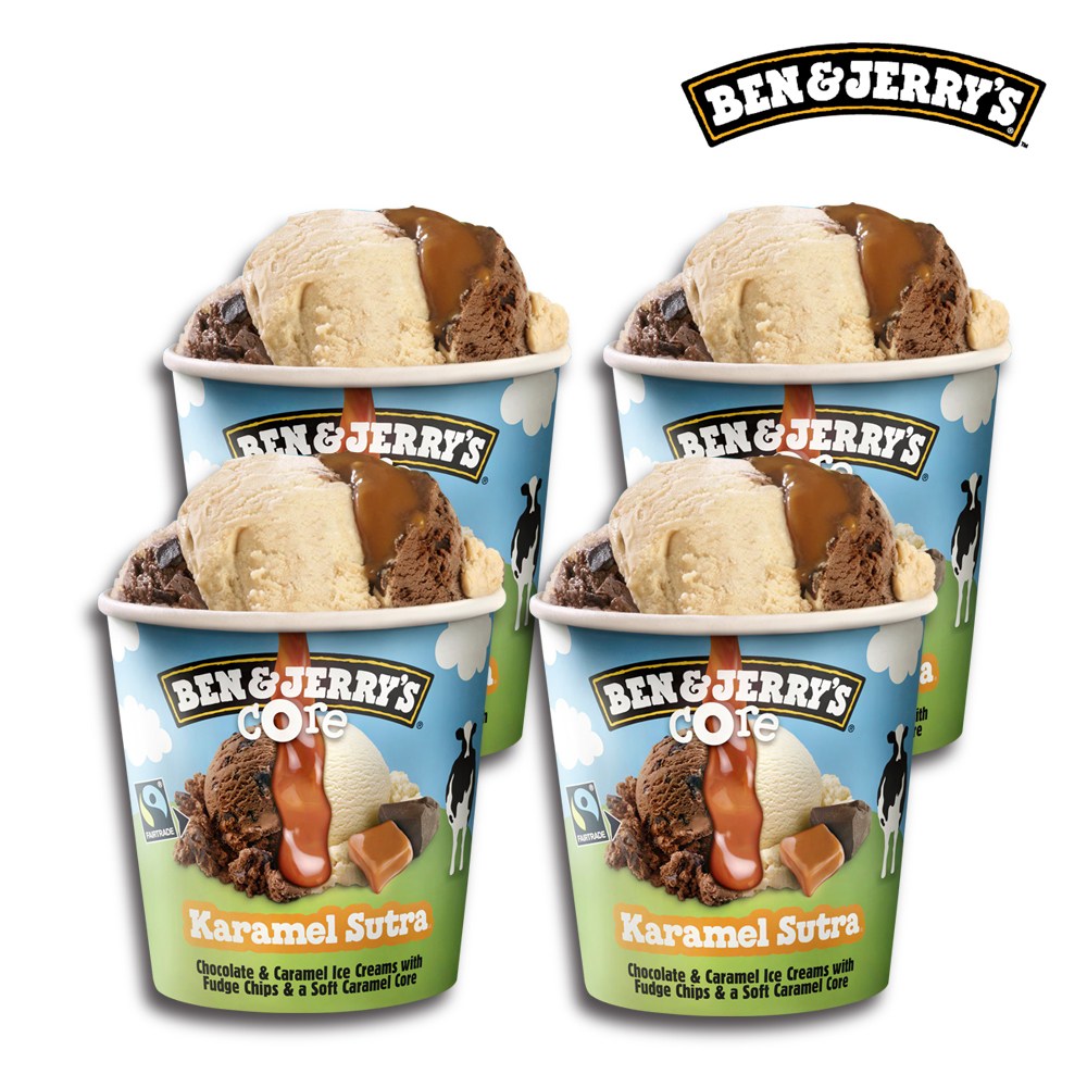 벤앤제리스 카라멜 수트라 코어 아이스크림 파인트 473ml, 4개, 473ml 43,900원