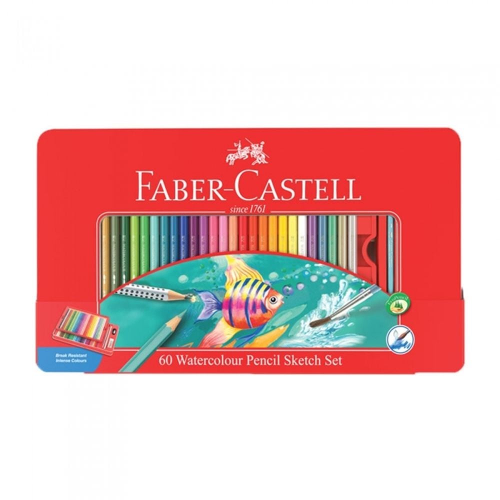파버카스텔 수채색연필 60색 틴케이스 11 59 64 미술용품 적색케이스 (1개입) ang+040Hx 46,660원