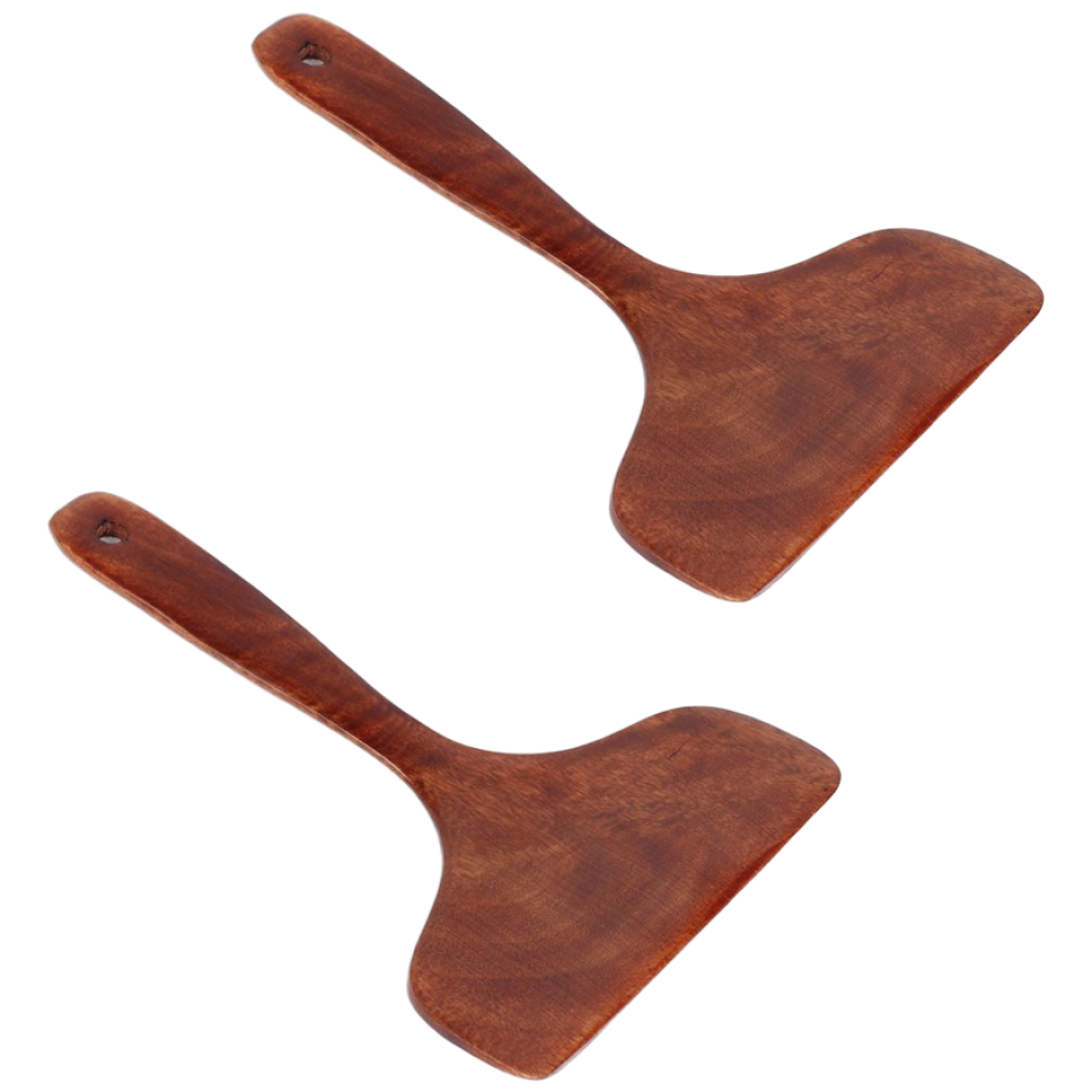 옻칠 계란말이 대형 와이드 뒤집개, 2세트, 우드 7,900원