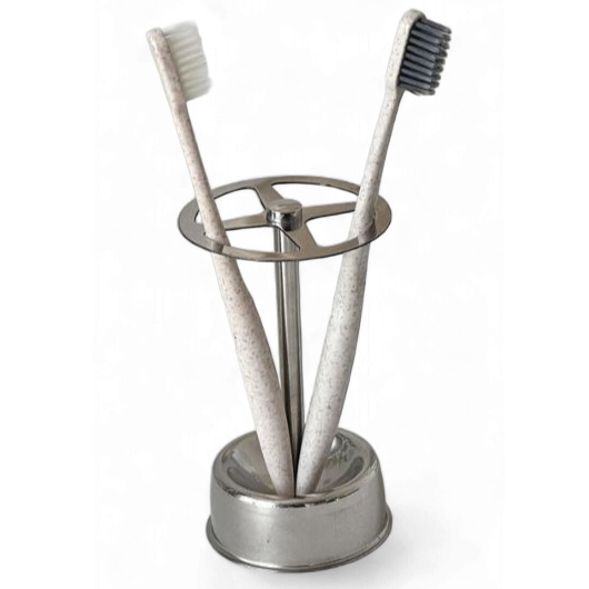 로아룸 깔끔 스텐 칫솔꽂이 연필꽂이 데스크테리어 18,400원