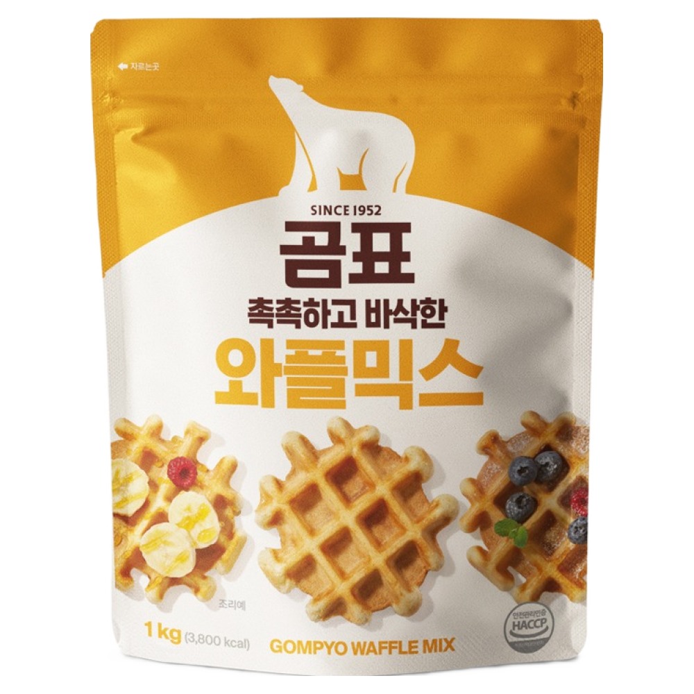 곰표 바사삭 와플믹스 5,120원