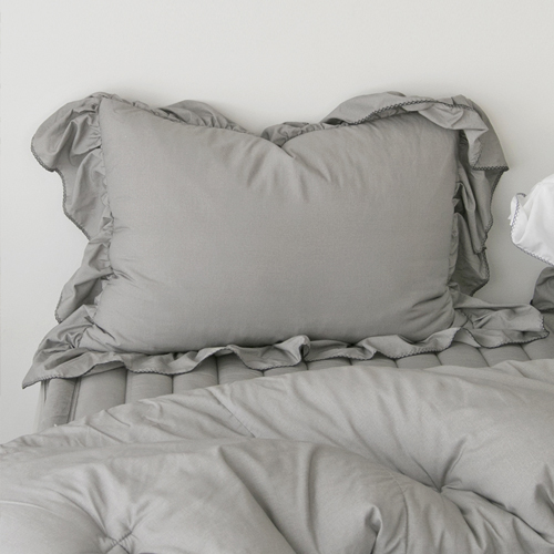 베이직톤 웨딩데이 모달 프릴 베개커버 50x70 11,000원