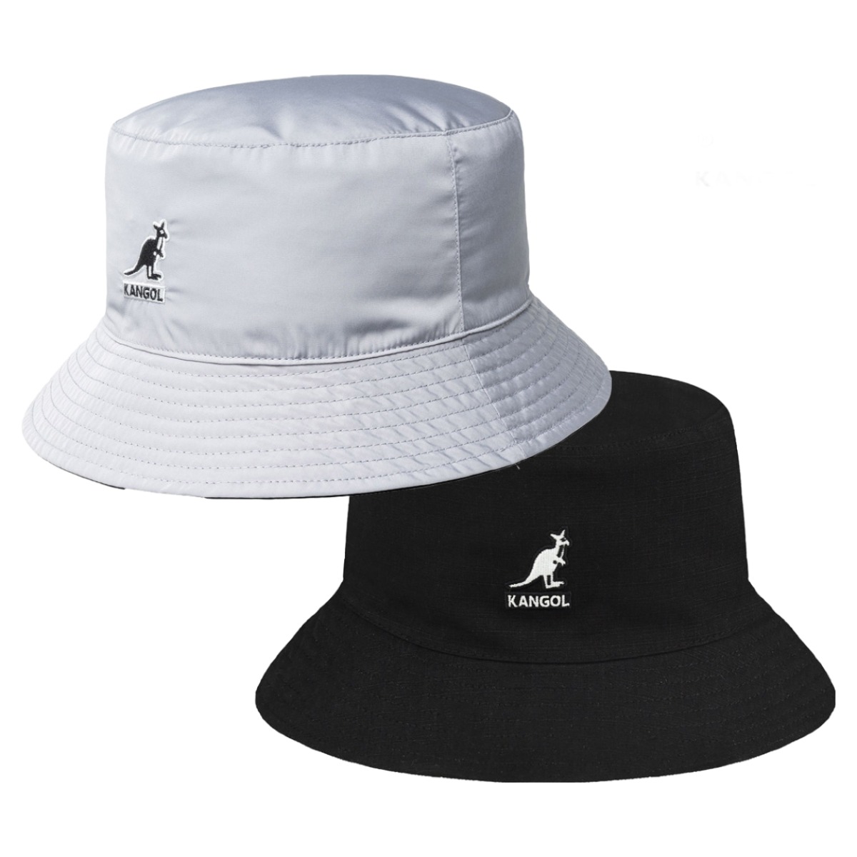 캉골 버킷햇 립스탑 리버시블 벙가지 모자 K5364 블랙 실버 64,000원