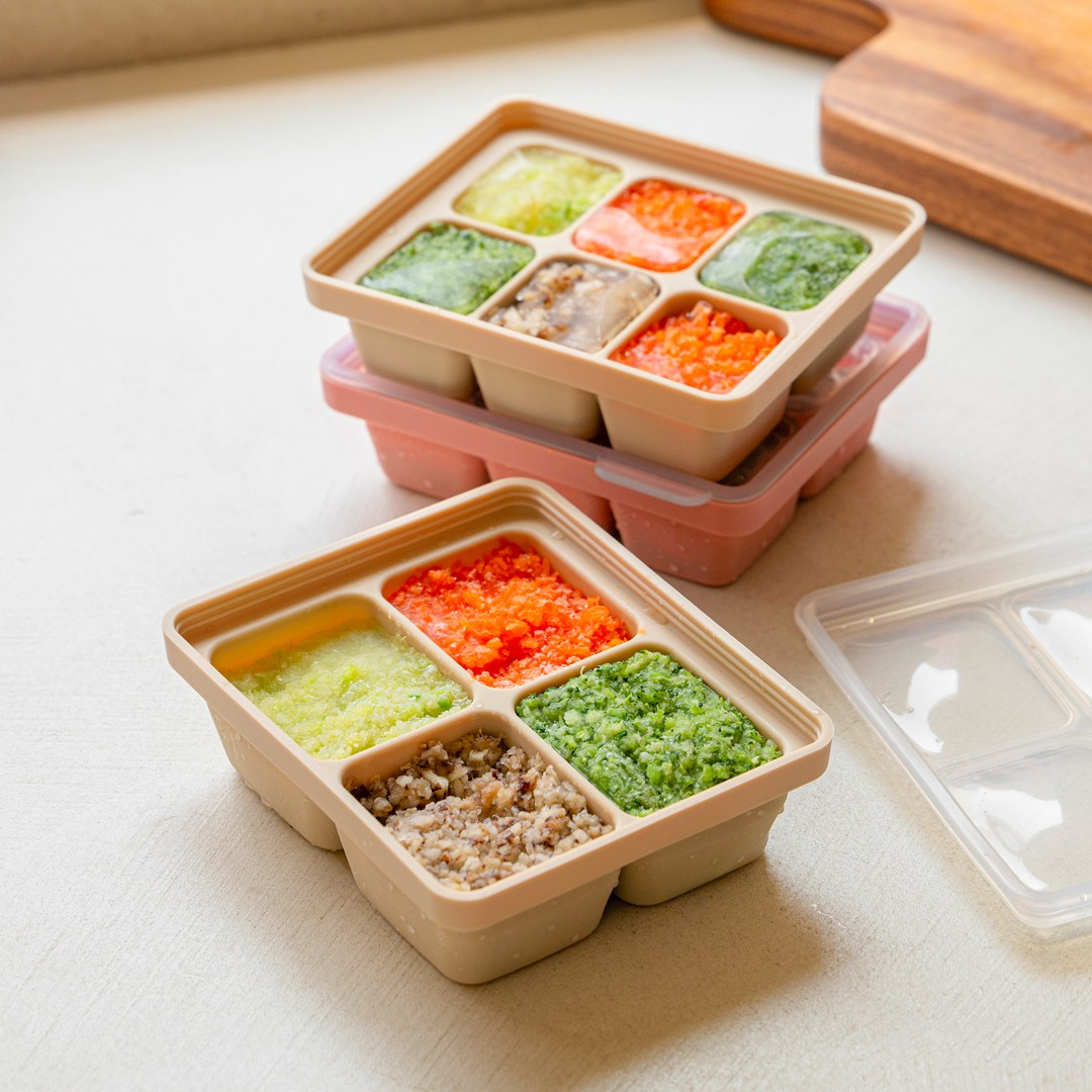 모모빈 실리콘 아기 이유식 큐브 이중밀폐 보관용기 9,900원