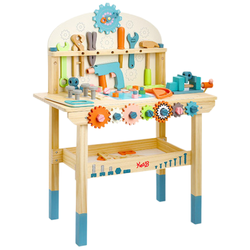 [캐스B] 플레이 빅토리아 공구작업대(2357) 원목 스탠드 망치 공구놀이 유아 소꿉놀이 172,500원