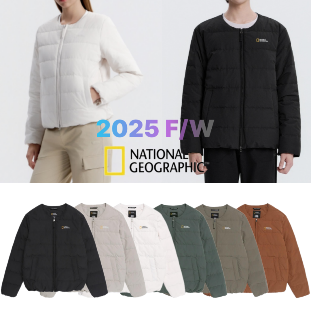 내셔널지오그래픽 경량패딩 헤론 남녀공용 구스 다운 U넥 25년 신상 139,000원