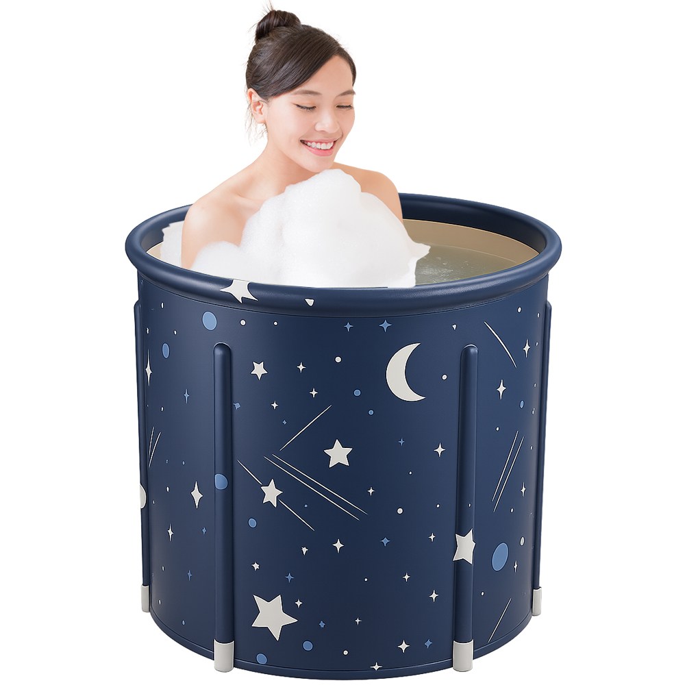 라이언스골드 접이식욕조 무조립 이동식욕조 반신욕 간이 원터치, 1개, 별헤는밤 30,000원