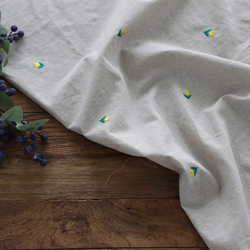 써니디자인 린넨자수원단 대폭 노랑튤립 a2941 17,250원