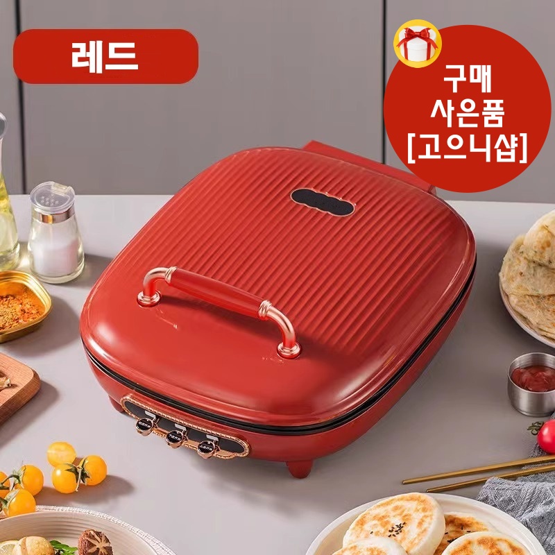 [고으니샵] 가정용 전기그릴 양면팬 구이 생선 양면 통구이 코팅팬 프라이팬 후라이팬 다기능 캠핑용 다기능 바베큐팬 기름튀김방지양면팬 명절용 부침개팬 [무료 사은품 증정] 43,900원