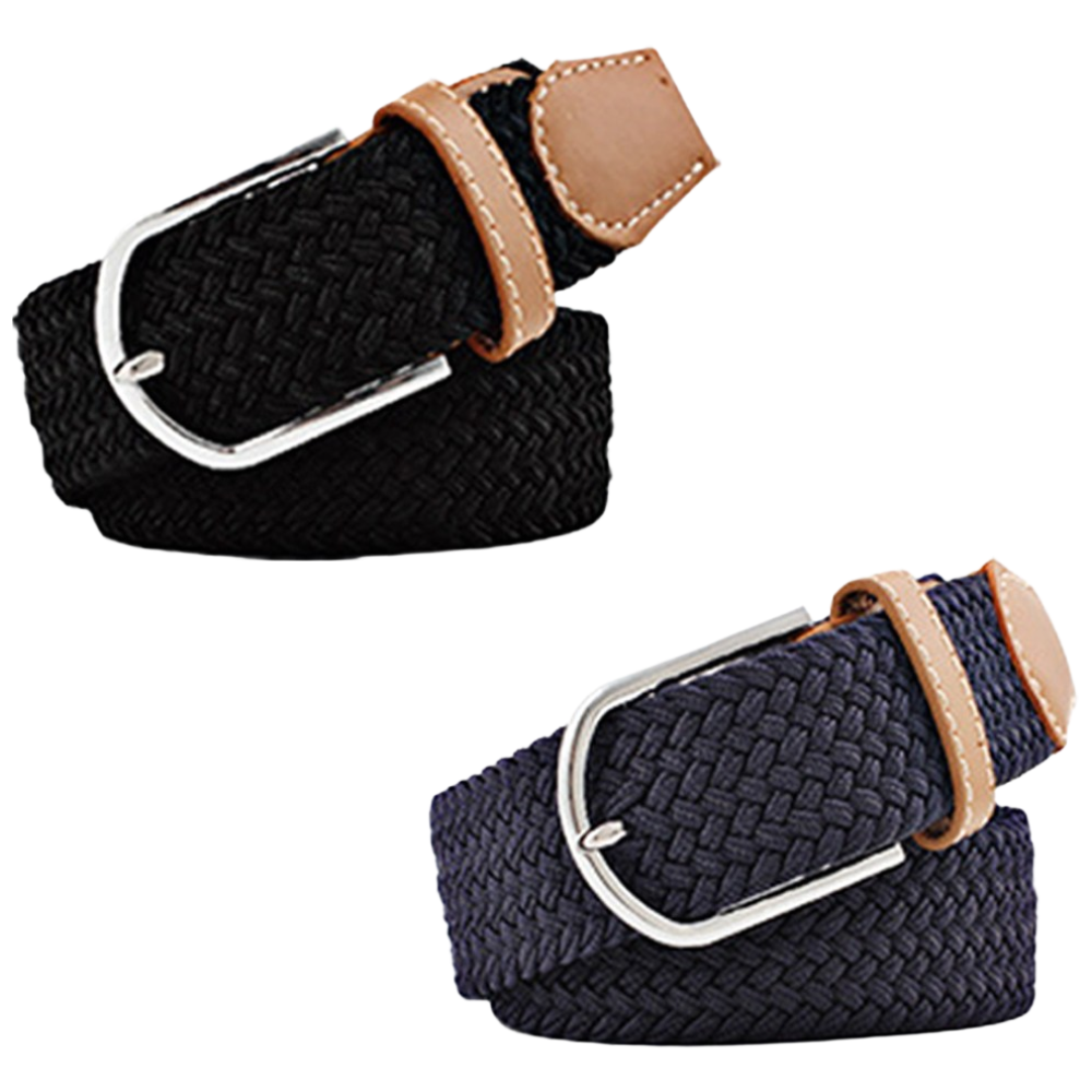 [1+1] 캔버스 꽈배기 스판벨트 위빙벨트 청바지 남녀공용 벨트 2개 SET 8,900원