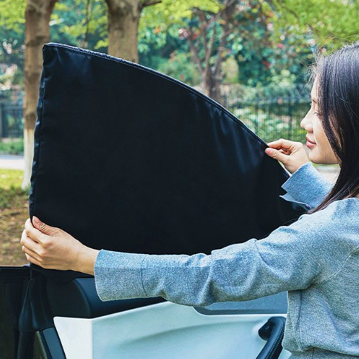 TEMAI 테슬라 모델3/모델3 하이랜드 전용 프라이버시 커튼 / 사이드 윈도우 자외선 차단 선쉐이드 39,800원