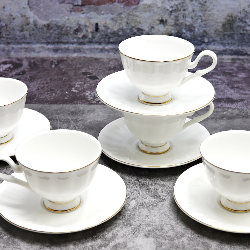 본차이나 볼륨골드 커피잔 2인 5인 찻잔 컵받침 컵세트 64,000원