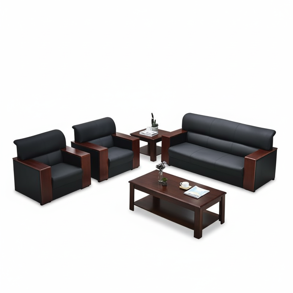 현우가구 사무실 쇼파 세트 비즈니스 휴게실 사장실 중역용 임원 테이블 오피스 808,000원