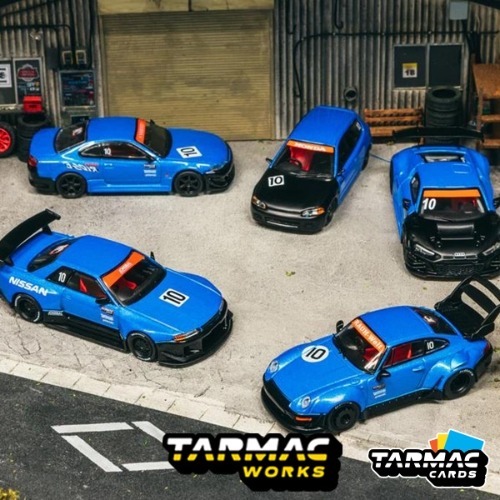 타막웍스 1/64 타막웍스 10주년 Box Set with Tarmac Cards (5cars) 158,000원