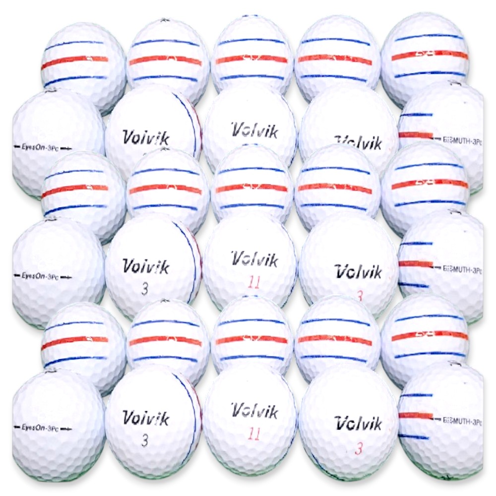 로스트볼 볼빅 삼선인쇄 3피스 A+급 흰볼 50알 골프공 크리스탈 플라이온 로스트볼, 1개 33,000원