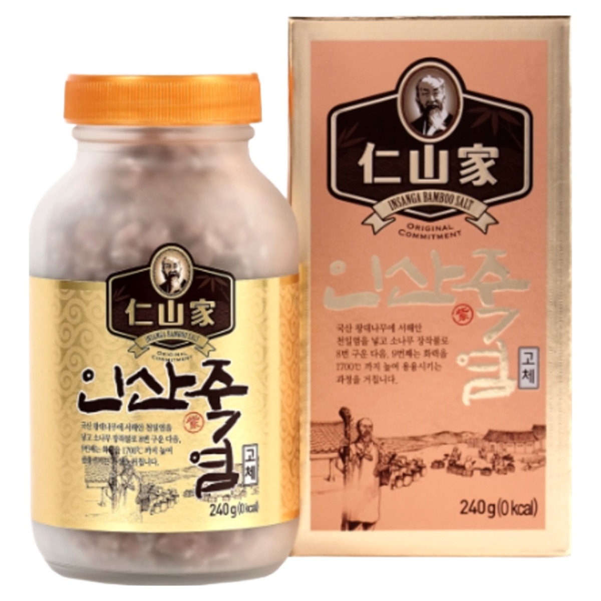 인산가 9회 자죽염 고체(골드) 240g / 자줏빛 죽염 83,900원