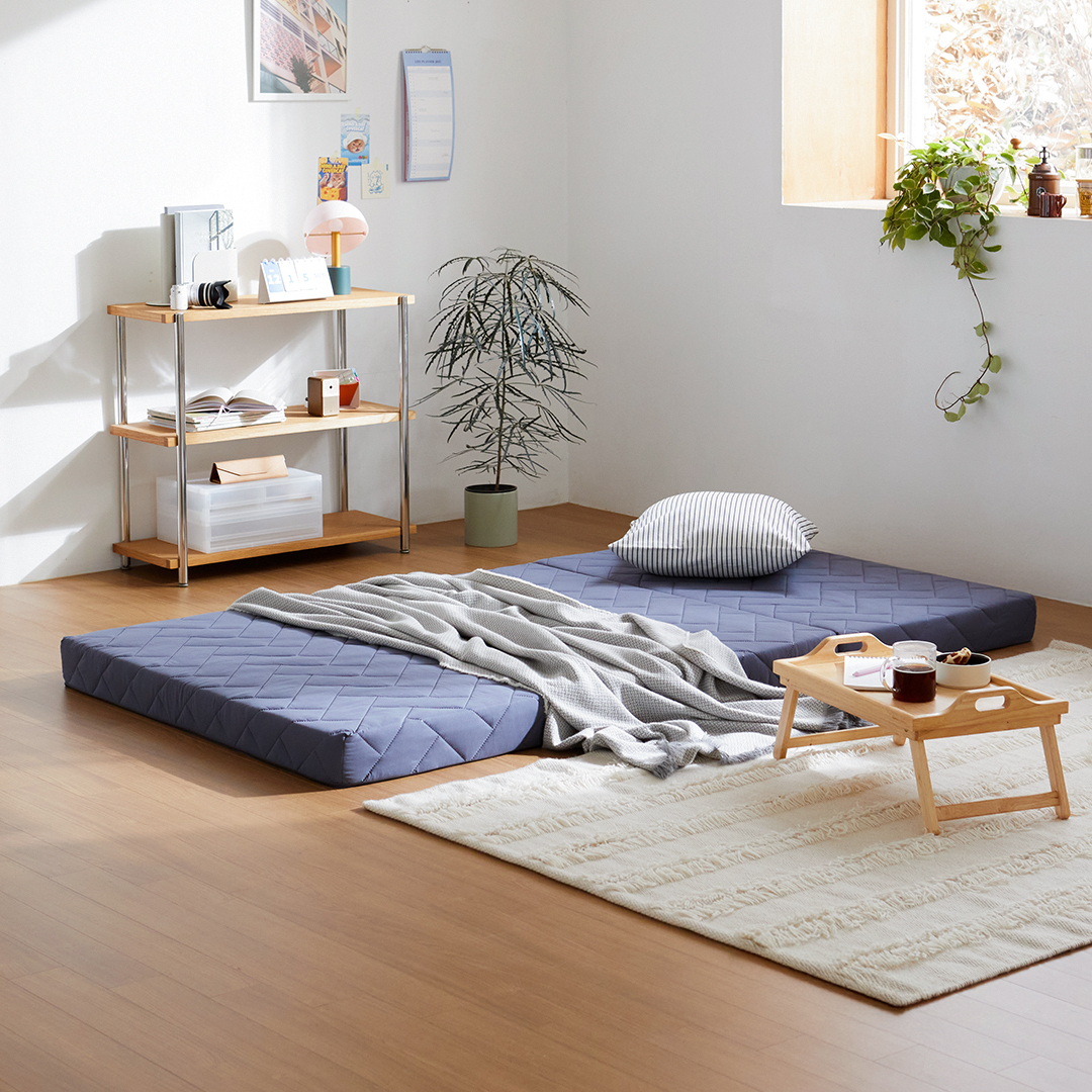 수오 잠N 탄탄한 3단 접이식 토퍼 매트리스 + 보관가방 세트 99,000원