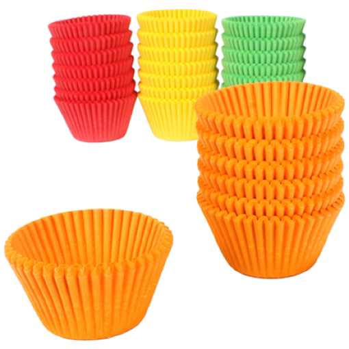 제이팩토리 유산지컵 노르딕 주황 55mm [800ea], 원형-주황, 800개 12,800원