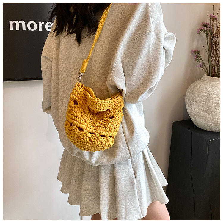 차앤호 에디션 여성 데일리 뜨개 니트백 크로스백 손뜨개 가방 18,000원