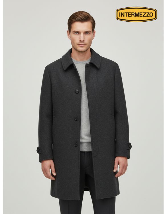 인터메조 울 블랜디드 히든 맥 코트 차콜그레이 IMFDCT514F 139,900원