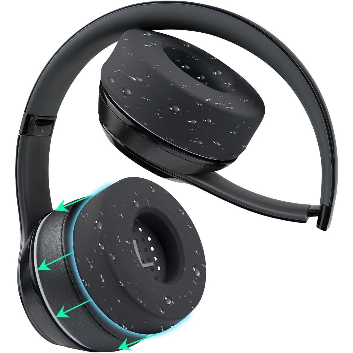 SOULWIT 실리콘 이어 커버-호환 비츠 솔로 Beats Solo4/Solo3/Solo2 헤드폰용 세탁 가능한 이어패드 쿠션 커버 보호대 편안한 착용감 9,900원