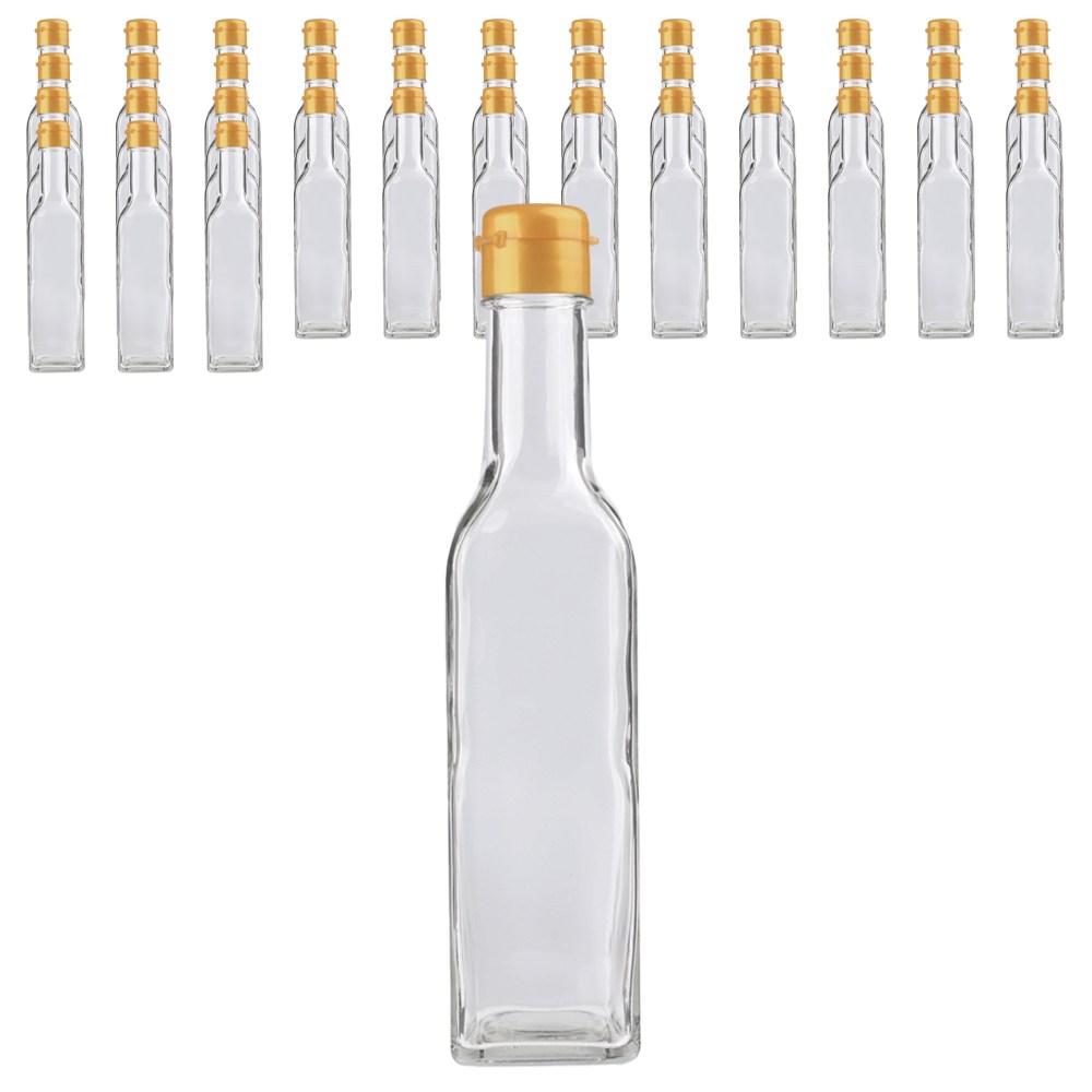 가인글로벌 사각오일250(평면) KD 투명 유리병, 40개, 250ml 45,500원