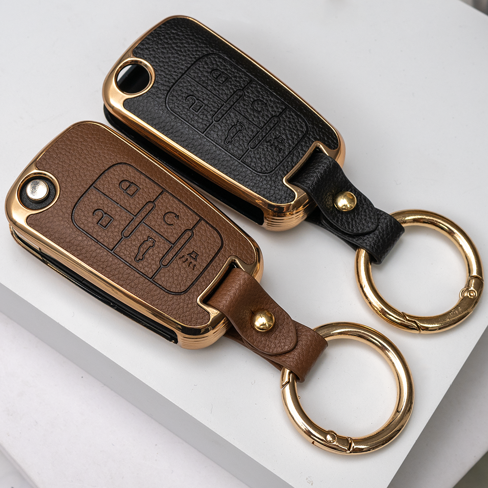 1+1 쉐보레 크루즈 라세티 아베오 트렉스 말리부 알페온 호환 TPU 가죽 키케이스 스마트키 키홀더 리모컨 키커버, 아이보리+아이보리, 5버튼_TL23 29,900원