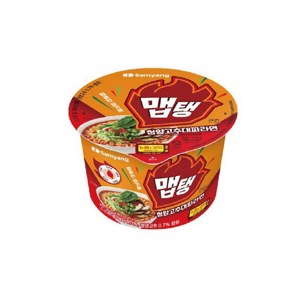 맵탱 큰컵 청양고추대파 라면 110g 16,400원