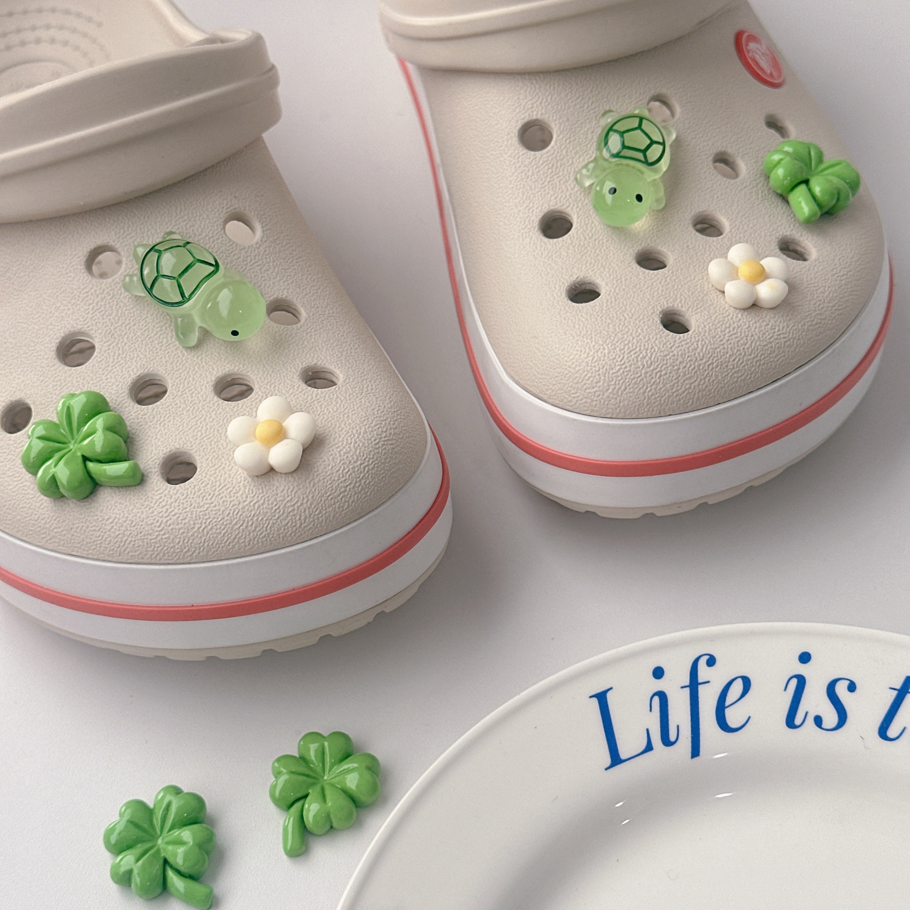 밍블밍블 행운을 가져다주는 거북이 신발 꾸미기 파츠 세트 7,900원
