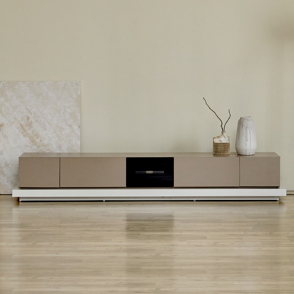 웰퍼니쳐 세이블 글라스 도어 거실장 방문설치 164,000원