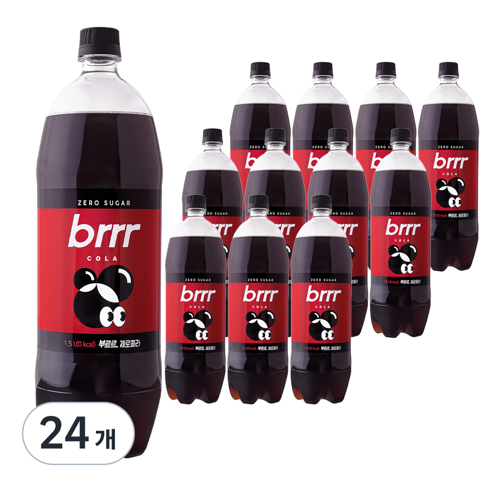 부르르 제로콜라, 1.5L, 24개 33,640원