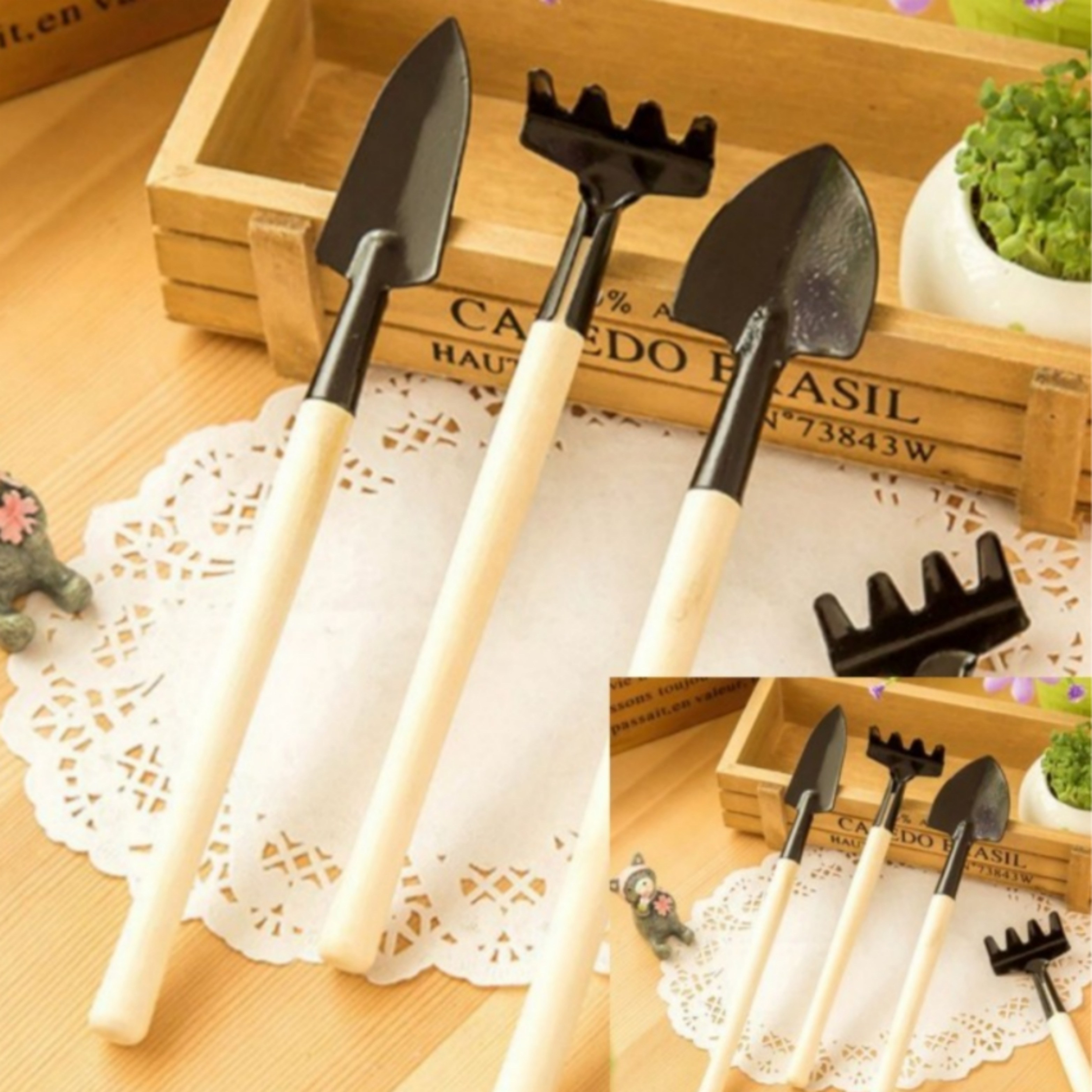 미니 모종삽 3종세트 10개입 원예도구 분갈이세트 가드닝툴 텃밭 화분관리 어린이집 체험용 대용량 22,500원