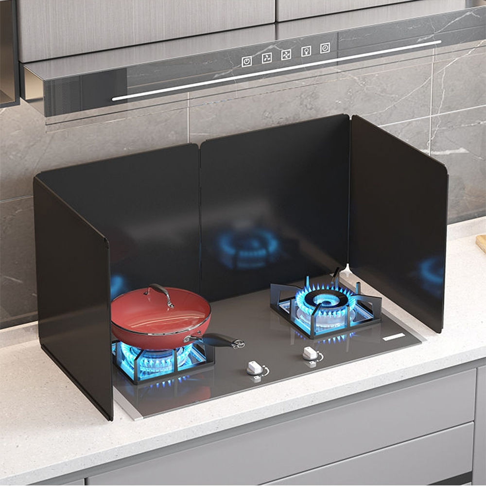 Jeernare 인덕션 가림막 가스렌지 가림막 기름튐방지 바람막이 접이식, 1개 27,800원