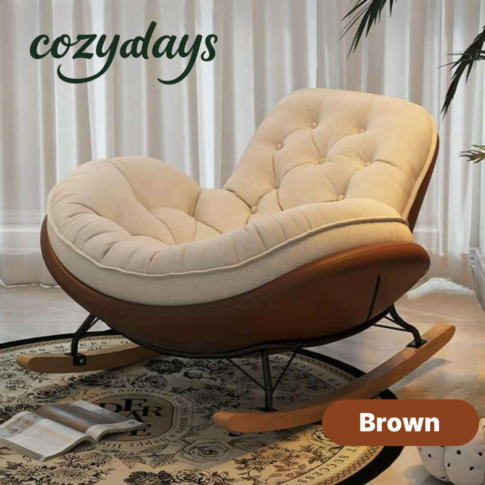 코지데이즈 구름 쿠션 흔들의자 패브릭 1인용 거실 안락 수유의자 독서쇼파 리클라이너 180,000원