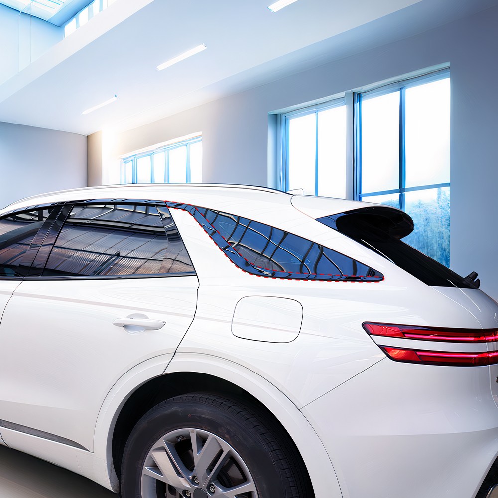 유투카 호환 GV70 페이스리프트 튜닝 윈도우 몰딩 커버 크롬 죽이기 용품, 윈도우 51,900원