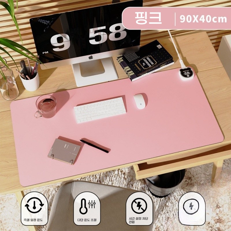 Sorpci디지털 온열 데스크 마우스 매트 손난로패드 사무용간편발열마우스패드 롱방수마우스패드 25,800원