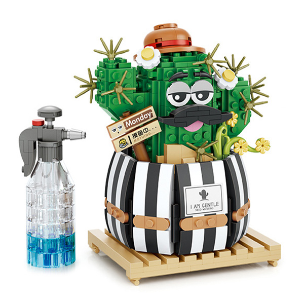 LOZ 신상 미니블럭 나노블럭 선인장시리즈_젠틀맨선인장 16,800원