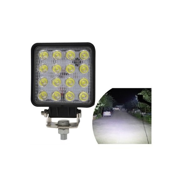 대성부품 LED 48W 사각라이트 12V 24V G42011 작업등 안개등 16구 16발 화물차 대형트럭 써치등 지게차 포크레인 중장비 농기계 트렉터 덤프 추레라 후미등 차폭등 17,000원